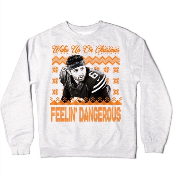 baker mayfield sweater